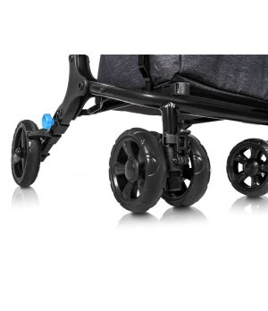ANDADOR ALUMINIO PLEGABLE BOLSA DE LA COMPRA FORUM GRIS TOTAL CARE