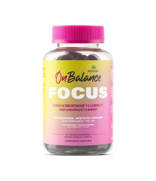 AQUILEA ONBALANCE FOCUS 60 GOMINOLAS SABOR CEREZA