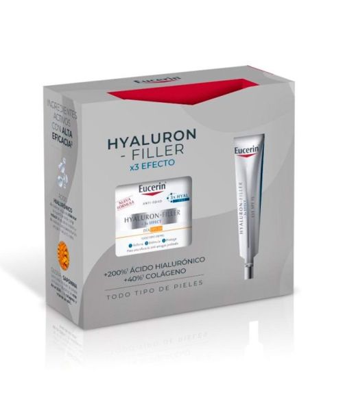 EUCERIN COFRE HYALURON-FILLER X3 EFECTO FPS30 +CONTORNO DE OJOS
