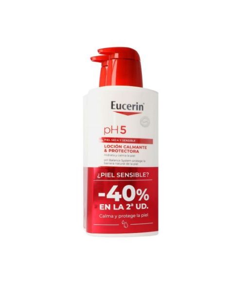 DUPLO LOCION EUCERIN PH5 400ML 2ºUD 40%