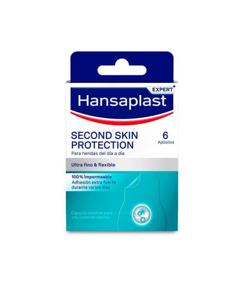 HANSAPLAST SECOND SKIN PROTECTION 6 PARCHES 73 MM X 36 MM