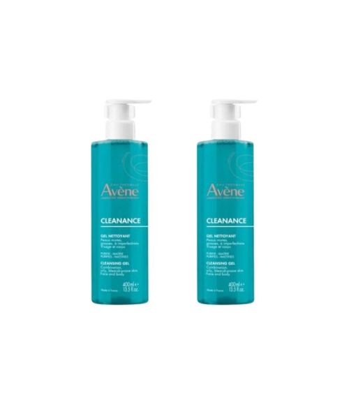 AVENE PACK CLEANANCE GEL LIMPIADOR 400ML+GEL LIMPIADOR 50%2ºU 400ML