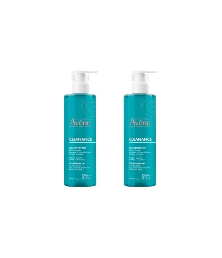 AVENE PACK CLEANANCE GEL LIMPIADOR 400ML+GEL LIMPIADOR 50%2ºU 400ML