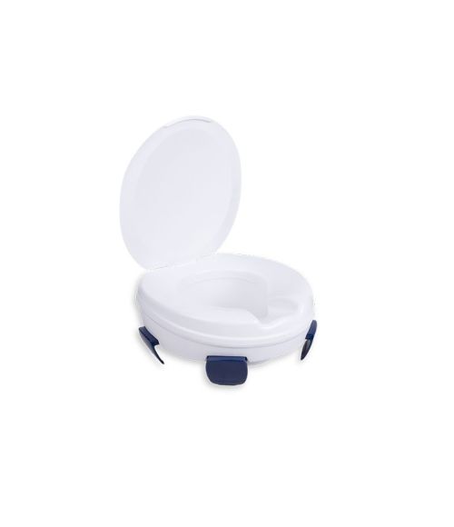 ELEVADOR WC 10/11CM.CON TAPADERA CLIPPER TOTAL CARE