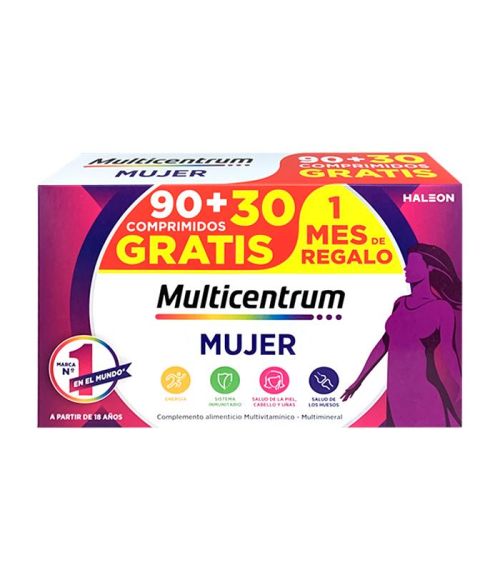 MULTICENTRUM MUJER PACK 90+30