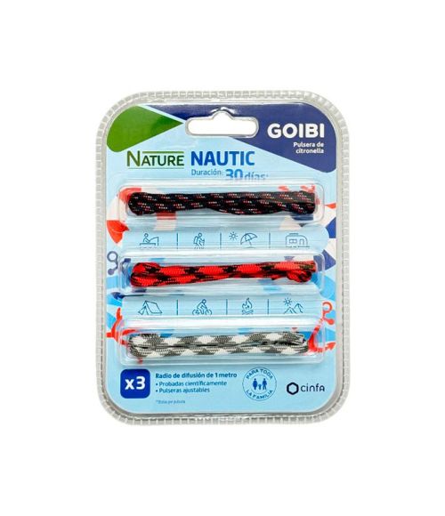 GOIBI PULSERA CITRONELLA NAUTIC X 3UD