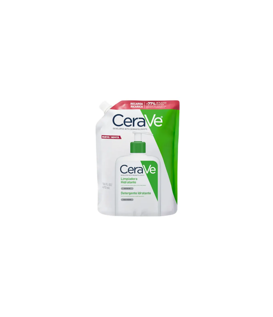 CERAVE LIMPIADORA HIDRATANTE 1 ENVASE 473 ML RECARGA