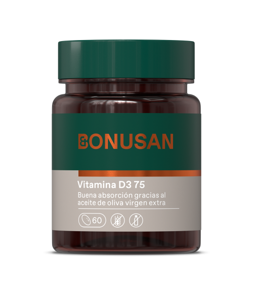 VITAMINA D3 75 MCG/ 3000 UI 60 CAP BONUSAN