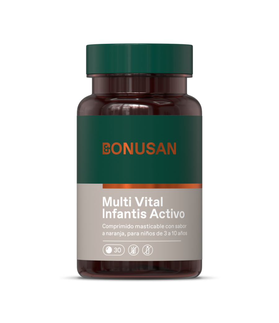 MULTI VITAL INFANTIS ACTIVO MASTICABLE 30COMP BONUSAN