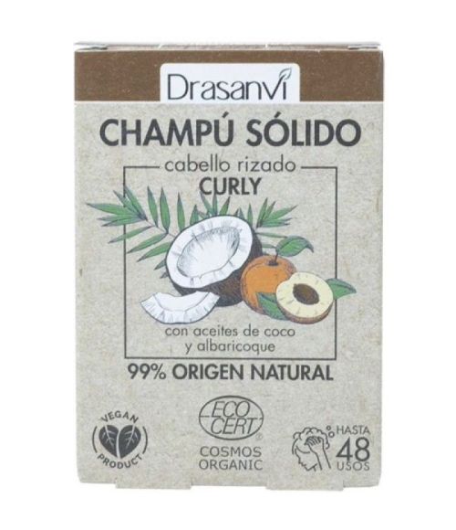 CHAMPU SOLIDO CABELLO RIZADO 80GR DRASANVI