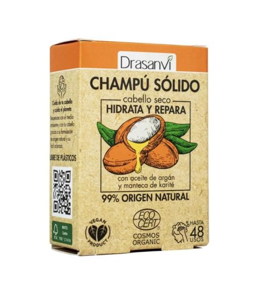 CHAMPU SOLIDO CABELLO SECO  80GR DRASANVI