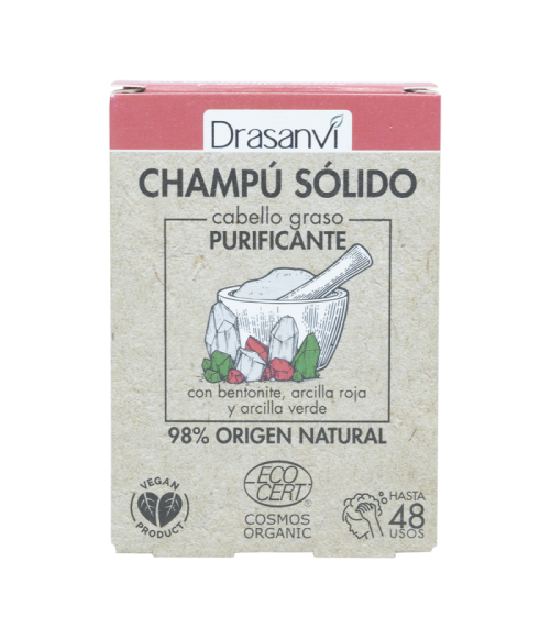 CHAMPU SOLIDO CABELLO GRASO 80GR DRASANVI