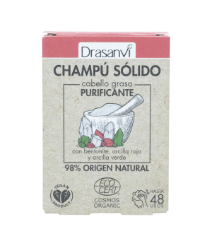 CHAMPU SOLIDO CABELLO GRASO 80GR DRASANVI
