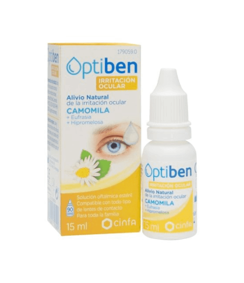 OPTIBEN IRRITACION OCULAR+ 1 FRASCO 15 ML