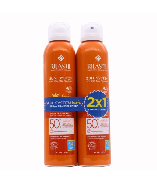 DUPLO SUN SYSTEM 50+SPRAY TRANSP BABY 200 2º U 50%