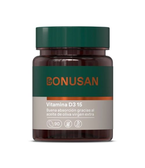VITAMINA D3 15 MCG/600 UI 90 CAPS BONUSAN