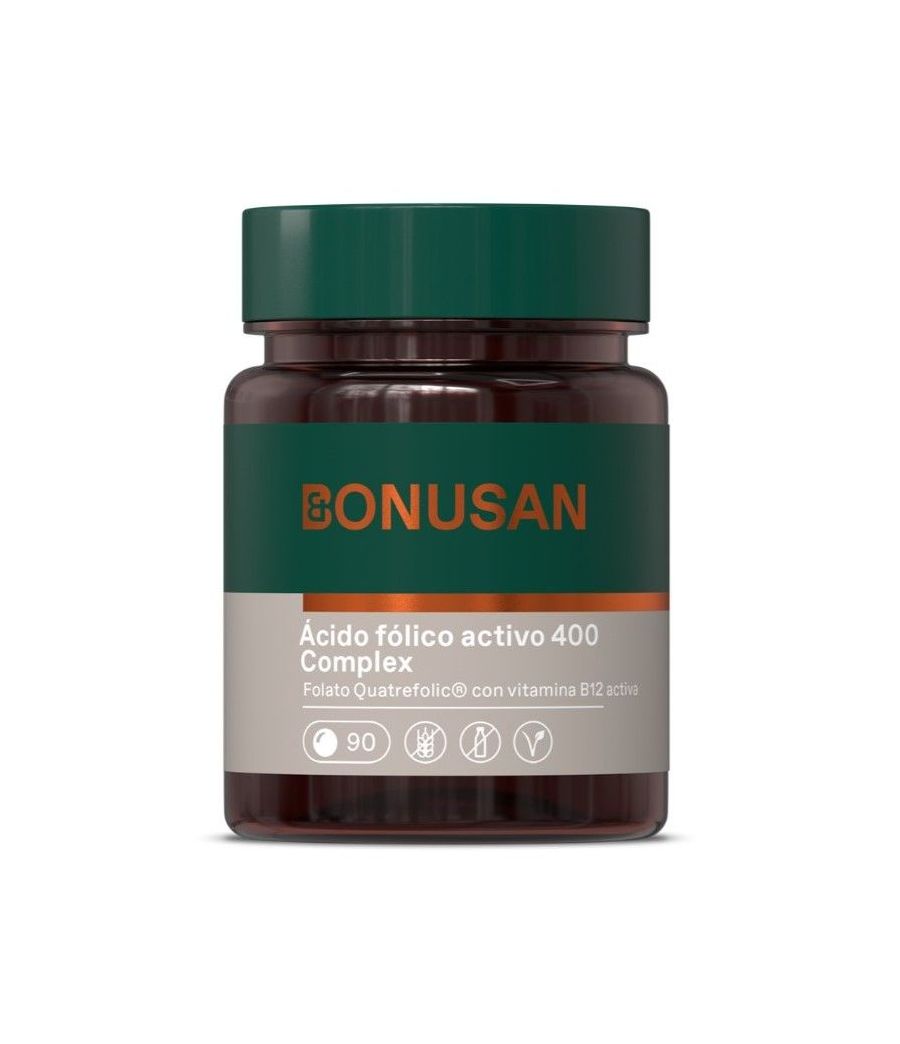 ACIDO FOLICO ACTIVO 400MCG PLUS 90 TAB BONUSAN