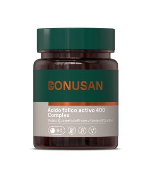 ACIDO FOLICO ACTIVO 400MCG PLUS 90 TAB BONUSAN