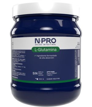 L-GLUTAMINA 1 ENVASE 300 G SABOR NEUTRO