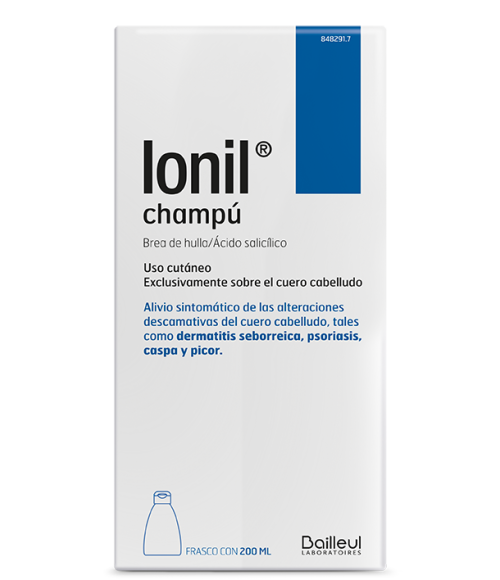 IONIL 20 mg/ml + 42,5 mg/ml CHAMPU MEDICINAL 1 FRASCO 200 ml