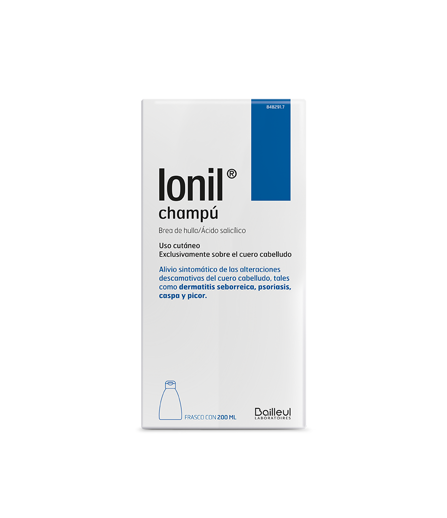 IONIL 20 mg/ml + 42,5 mg/ml CHAMPU MEDICINAL 1 FRASCO 200 ml