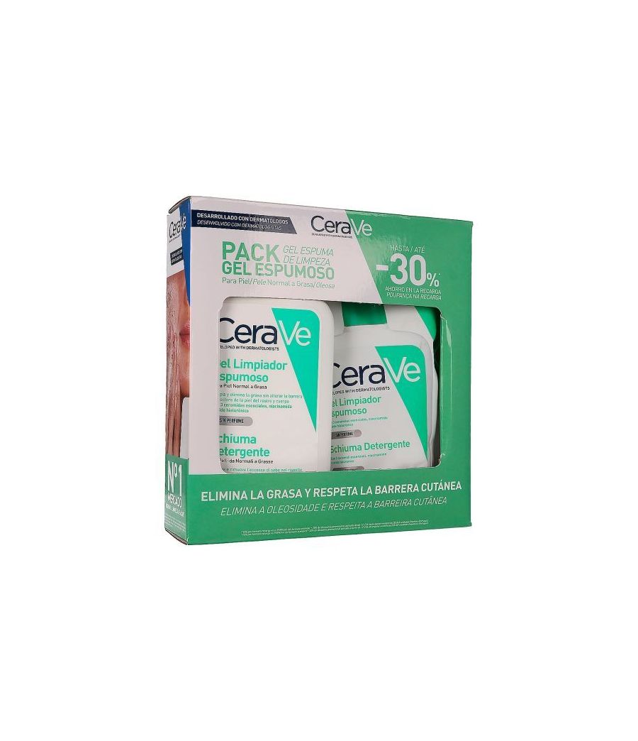 CERAVE LIMPIADOR ESPUMOSO 1 ENVASE 473 ML RECARGA