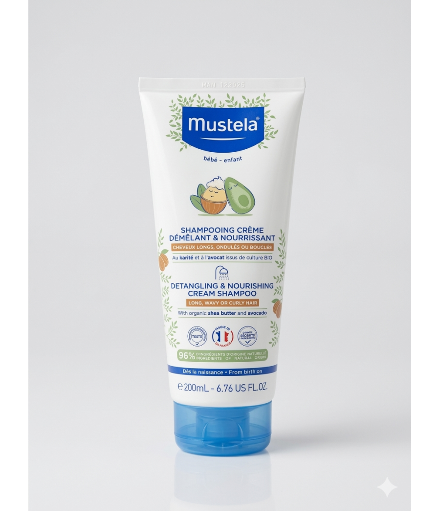 MUSTELA CHAMPU DESENREDANTE Y NUTRITIVO EN CREMA 1 TUBO 200 ML