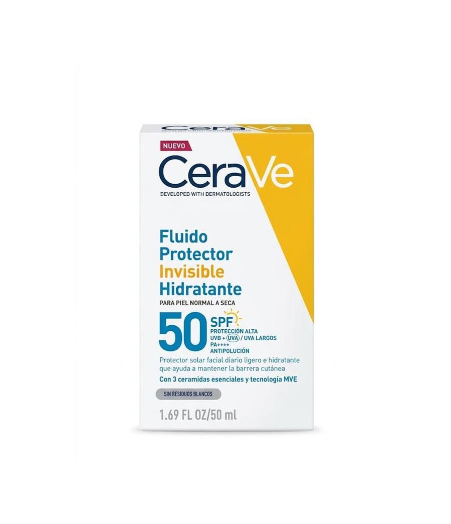 CERAVE FLUIDO PROT INVISIBLE HIDRATANTE HID SPF50 50ML