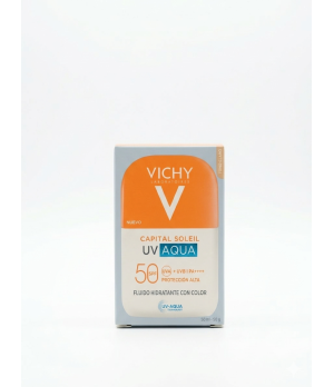 CAPITAL SOLEIL UV AQUA FLUIDO HIDRATANTE SPF 50 1 ENVASE 50 ML COLOR TONO CLARO