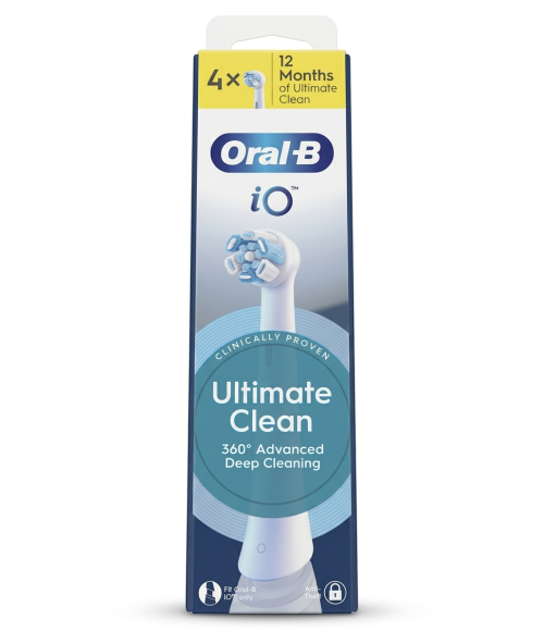 CEPILLO DENTAL ELECTRICO RECAMBIO ORAL-B REC IO ULTIMATE CLEAN 4 CABEZALES