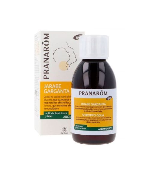 PRANAROM AROMAFORCE JARABE RAVINTSARA +MIEL 150ML