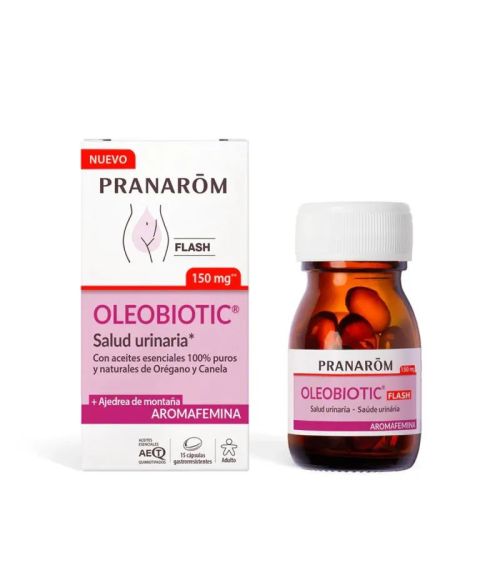 AROMAFEMINA OLEOBIOTIC SALUD URINARIA 15 CAPSULAS GASTRORRESISTENTES