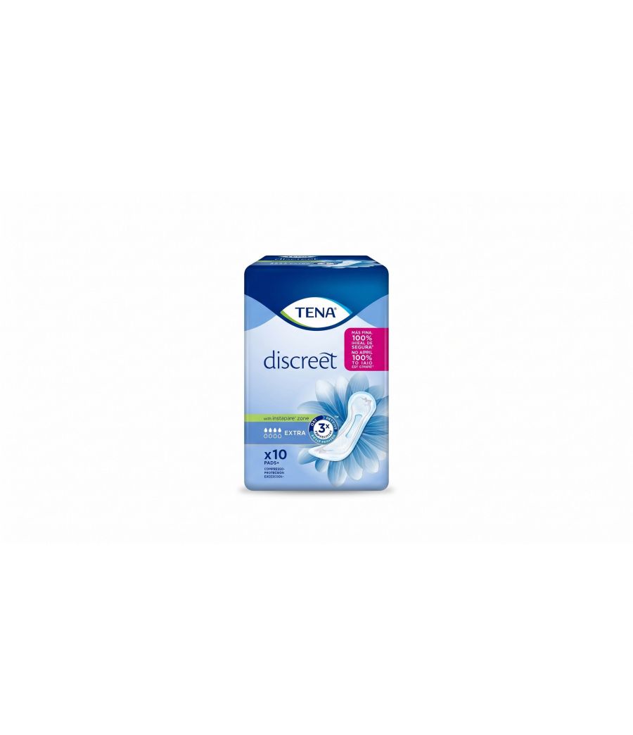 TENA DISCREET COMPR EXTRA 10UN
