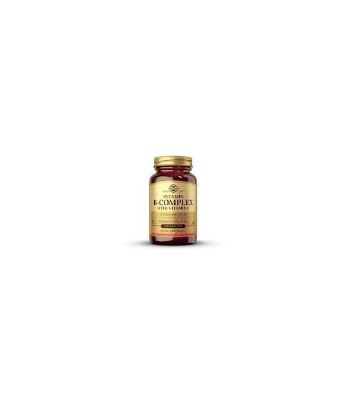VITAMINA B COMPLEX + VITAMINA C 100 COMP SOLGAR APTO PARA VEGANOS