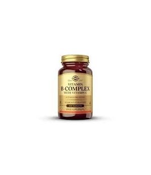 VITAMINA B COMPLEX + VITAMINA C 100 COMP SOLGAR APTO PARA VEGANOS