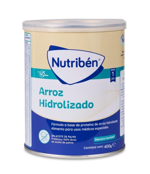 NUTRIBEN ARROZ HIDROLIZADO 1 BOTE 400 G SABOR NEUTRO