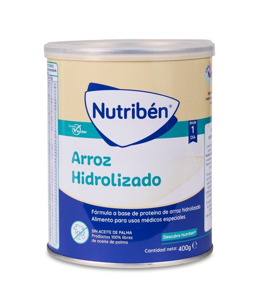 NUTRIBEN ARROZ HIDROLIZADO 1 BOTE 400 G SABOR NEUTRO