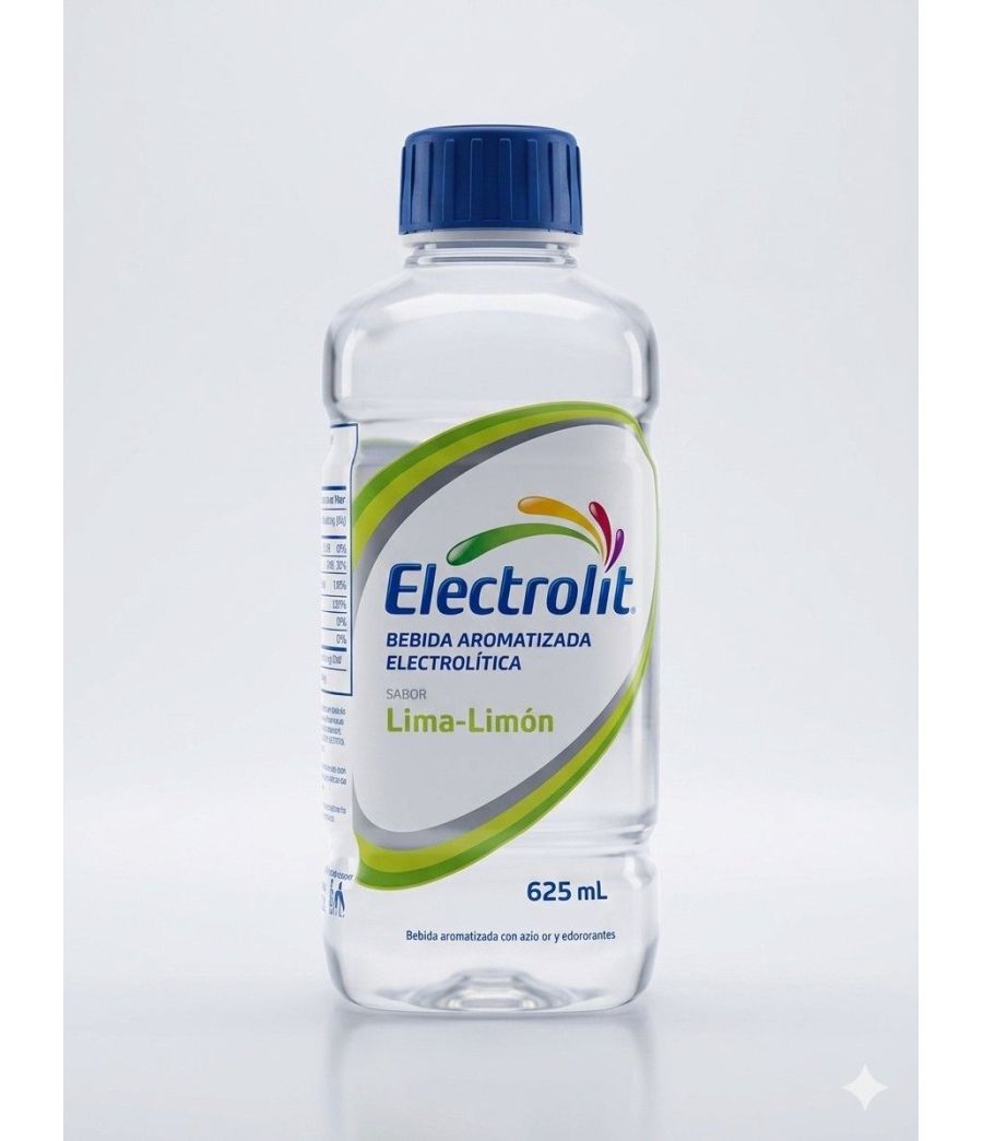 ELECTROLIT BEBIDA AROMATIZADA ELECTROLITICA 1 ENVASE 625 ML SABOR LIMA-LIMON