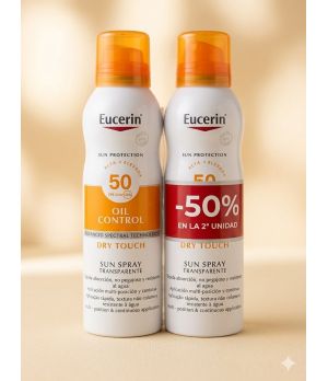 DUPLO EUCERIN SUN SPRAY 2ºUNIDAD -50%