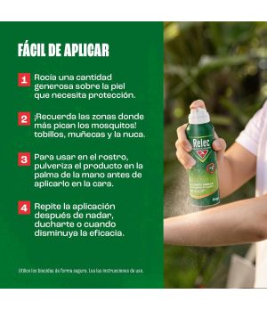 Relec Familia Spray Repelente Mosquitos 100ml | Farmacia Labandeira