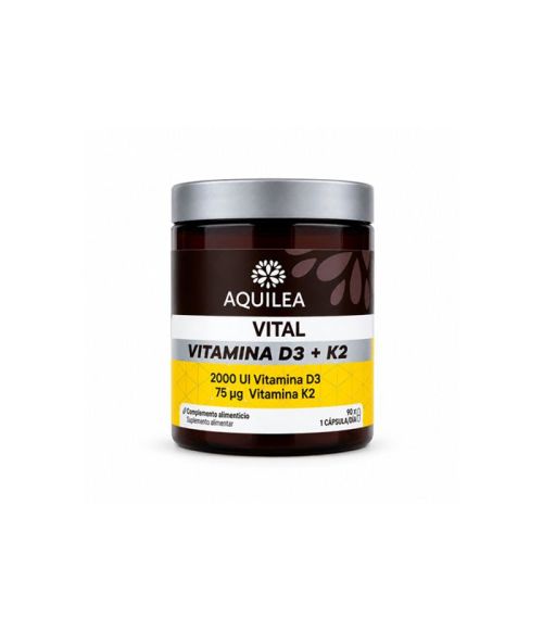 AQUILEA VITAL VITAMINA D3 + K2 90 CAPSULAS