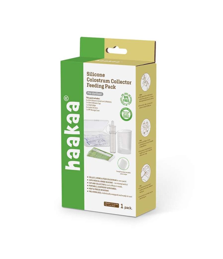 HAAKAA RECOLECTOR DE CALOSTRO (PACK 2 UNIDADES)