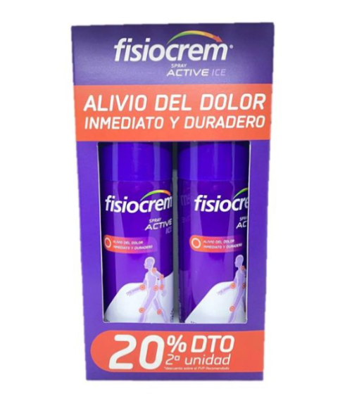 DUPLO FISIOCREM SPRAY DESCUENTO 20% 2ª UNID