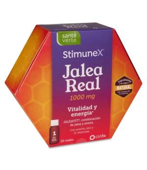 SANTE VERTE STIMUNEX JALEA REAL VITALIDAD Y ENERGIA 20 VIALES 10 ML