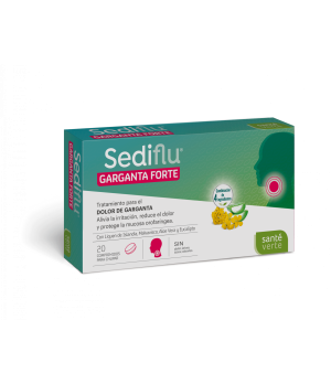 SANTE VERTE SEDIFLU GARGANTA FORTE 20 COMPRIMIDOS PARA CHUPAR