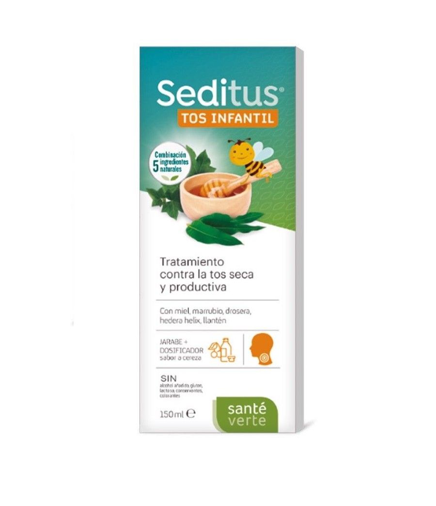 SANTE VERTE SEDITUS TOS INFANTIL 1 FRASCO 200 ML SABOR CEREZA