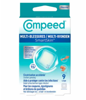 COMPEED MULTI-HERIDAS HIDROCOLOIDE 9 UNIDADES TAMAÑO GRANDE