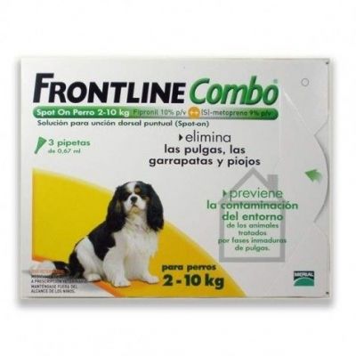 FRONTLINE COMBO PERRO 2-10KG 3PIP