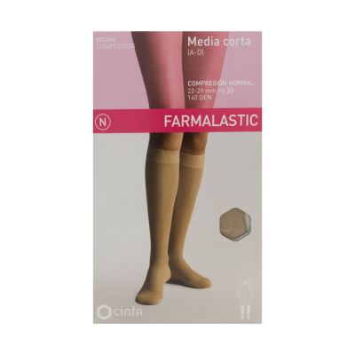 MEDIA CORTA (A-D) COMPRESION FUERTE FARMALASTIC TALLA REINA PLUS