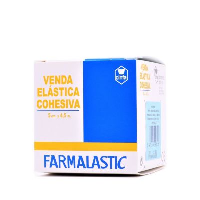VENDA ELASTICA COHESIVA FARMALASTIC 1 UNIDAD 4,5 m x 7,5 cm COLOR BEIGE